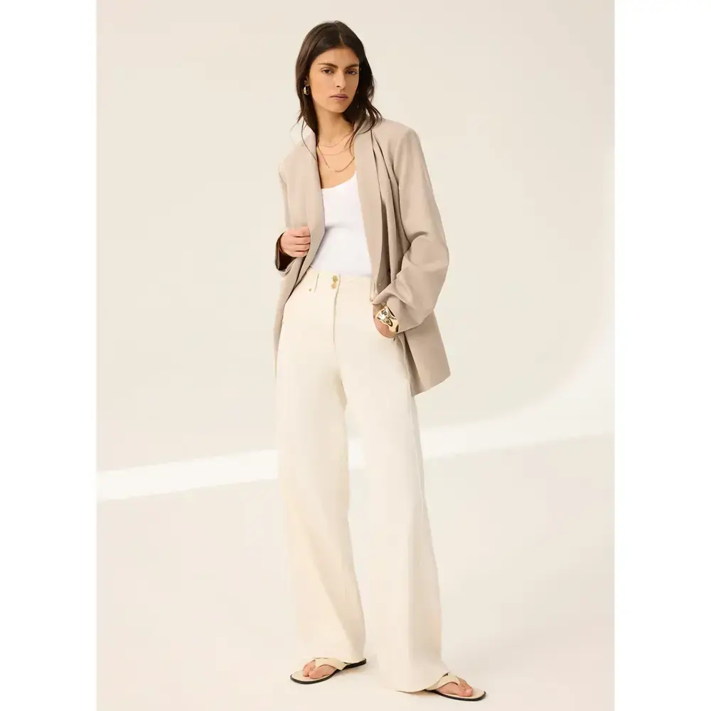 Mint Velvet Neutral Single Breasted Blazer